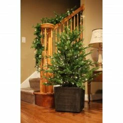 Fraser Hill Farm Royal Pine Artificial Potted Tree W/ Battery-Operated LED Lights, 4 Ft. 13 Fraser Hill Farm Royal Pine Artificial Potted Tree W/ Battery-Operated LED Lights, 4 Ft. -Christmas store unnamed file 286
