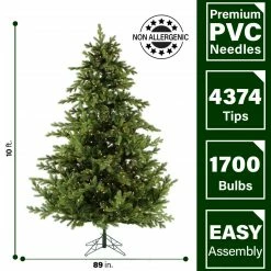 Fraser Hill Farm Foxtail Pine Christmas Tree, Various Sizing And Lighting Options -Christmas store unnamed file 2953