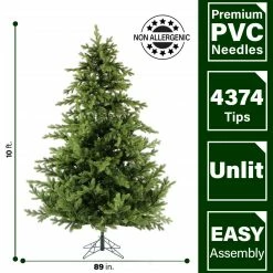 Fraser Hill Farm Foxtail Pine Christmas Tree, Various Sizing And Lighting Options -Christmas store unnamed file 2961