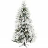 Fraser Hill Farm Snowy Pine Flocked Christmas Tree, Various Sizes (6.5 Ft. To 12 Ft.)