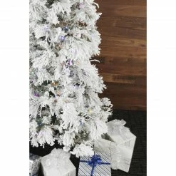 Fraser Hill Farm Snowy Pine Flocked Christmas Tree, Various Sizes (6.5 Ft. To 12 Ft.) -Christmas store unnamed file 2984