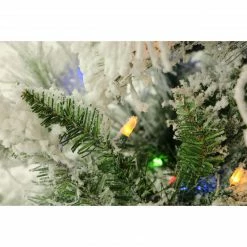 Fraser Hill Farm Snowy Pine Flocked Christmas Tree, Various Sizes (6.5 Ft. To 12 Ft.) -Christmas store unnamed file 2996