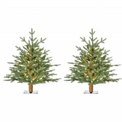 Fraser Hill Farm Green Alpine Porch Accent Tree -Christmas store unnamed file 3036
