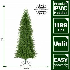 Fraser Hill Farm Winter Falls Slim-Silhouette Christmas Tree Various Lighting And Size Options 16 Fraser Hill Farm Winter Falls Slim-Silhouette Christmas Tree Various Lighting And Size Options -Christmas store unnamed file 3044