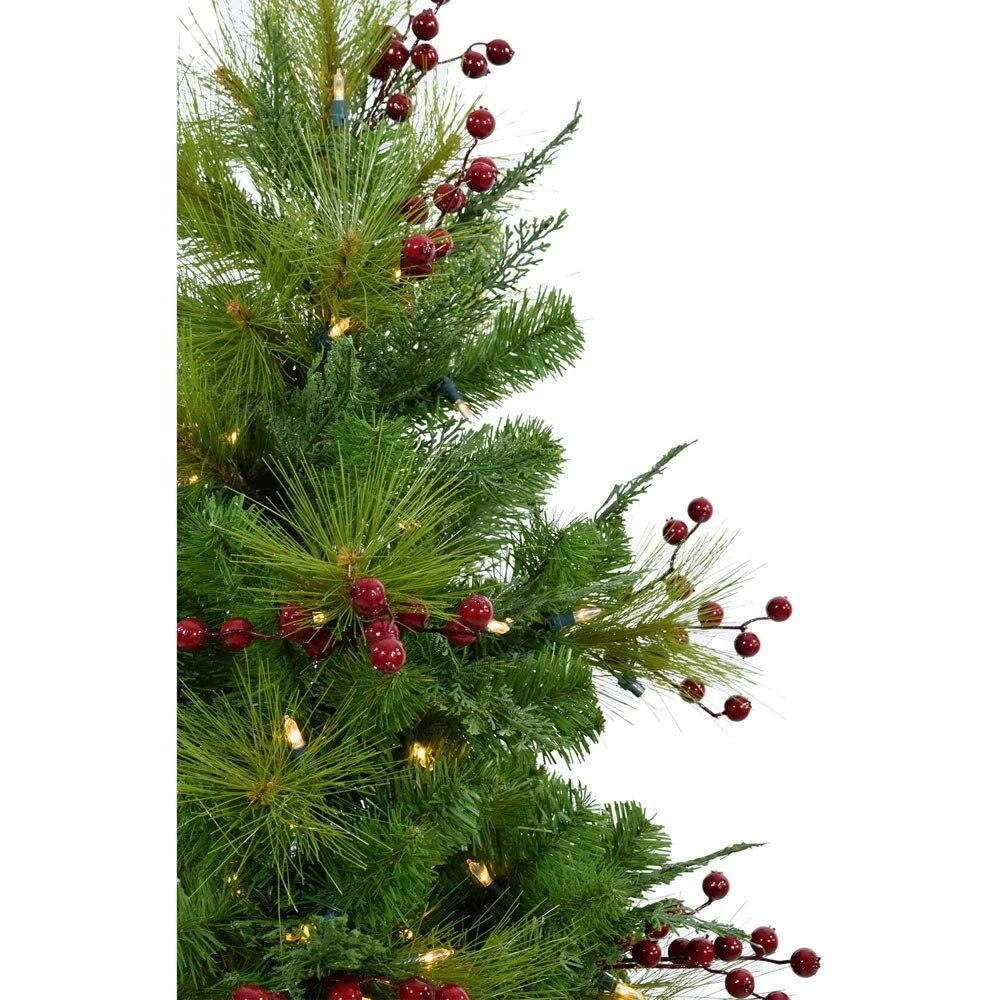 Fraser Hill Farm Set Of 2, Newberry Pine Artificial Tree, Various Lighting And Size Options 2 Fraser Hill Farm Set Of 2, Newberry Pine Artificial Tree, Various Lighting And Size Options - Image 2