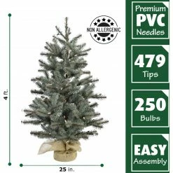 Fraser Hill Farm Heritage Pine Christmas Tree W/ Burlap Base -Christmas store unnamed file 3087