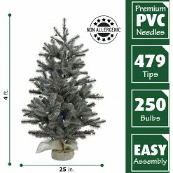 Fraser Hill Farm Heritage Pine Christmas Tree W/ Burlap Base -Christmas store unnamed file 3089