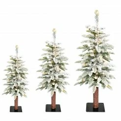 Fraser Hill Farm Set Of 3 Snowy Downswept Trees In 2-Ft., 3-Ft., And 4-Ft. Sizes 21 Fraser Hill Farm Set Of 3 Snowy Downswept Trees In 2-Ft., 3-Ft., And 4-Ft. Sizes -Christmas store unnamed file 3118