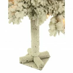 Fraser Hill Farm Set Of Two 2-Ft. Snowy Alpine Trees With Clear Lights 8 Fraser Hill Farm Set Of Two 2-Ft. Snowy Alpine Trees With Clear Lights -Christmas store unnamed file 3137