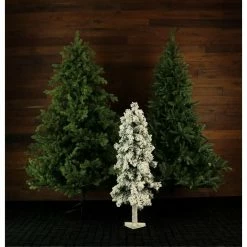 Fraser Hill Farm Snowy Alpine Tree, Various Size Options -Christmas store unnamed file 322