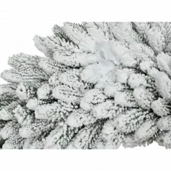 Fraser Hill Farm Icy Frost Snow Flocked Wreath -Christmas store unnamed file 3374