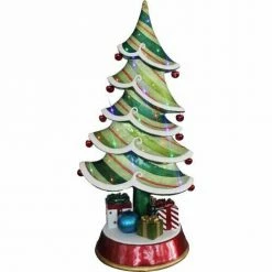 Fraser Hill Farm 5-Ft. Resin Christmas Tree With LED Lights, Indoor/Covered Outdoor