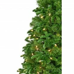 Fraser Hill Farm 4.5-Ft. Porch Tree In Reindeer Pot With Warm White LED Lights -Christmas store unnamed file 351