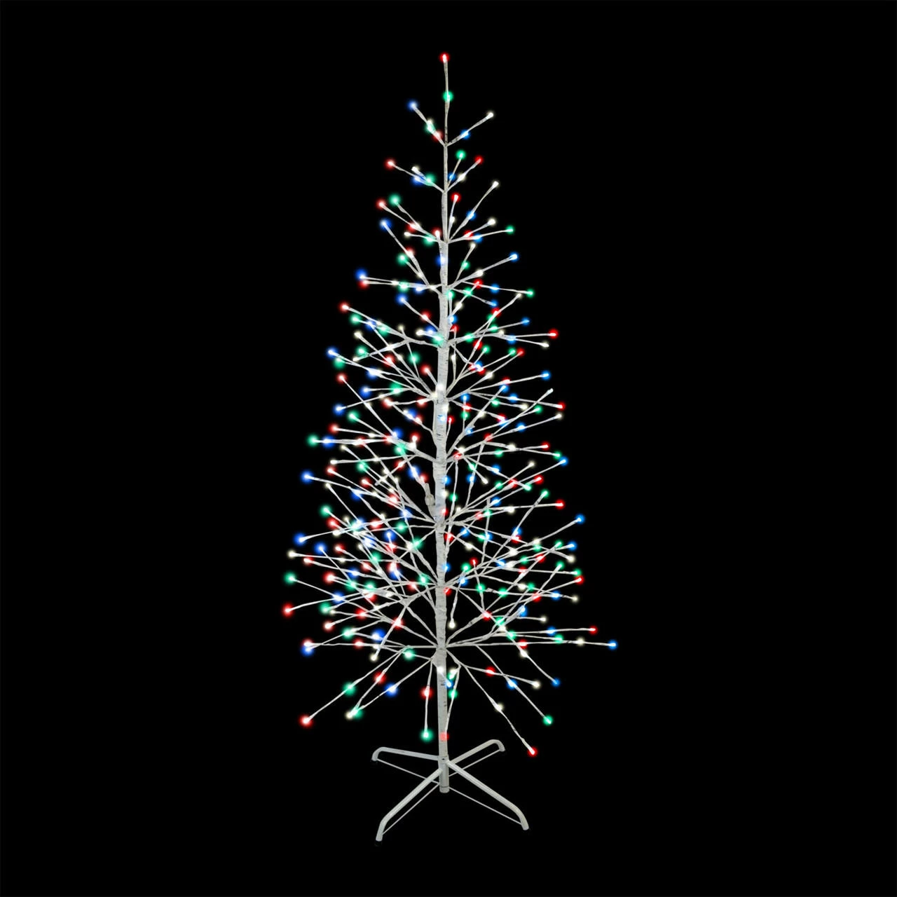 Fraser Hill Farm Set Of 3 Color Changing Birch Trees, 4-Ft., 5.5-Ft., 6.5-Ft., In Warm White And Multi-Color LED Lights 8 Fraser Hill Farm Set Of 3 Color Changing Birch Trees, 4-Ft., 5.5-Ft., 6.5-Ft., In Warm White And Multi-Color LED Lights - Image 8