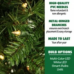 Fraser Hill Farm 9-Ft. Colorado Fir Artificial Holiday Garland W/ Battery-Operated Clear LED String Lighting 12 Fraser Hill Farm 9-Ft. Colorado Fir Artificial Holiday Garland W/ Battery-Operated Clear LED String Lighting -Christmas store unnamed file 737