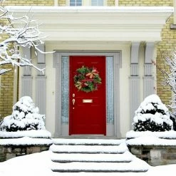 Fraser Hill Farm 24-in. Wreath And 9-ft. Garland Set W/ Pinecones, Bows, And Berries -Christmas store unnamed file 743