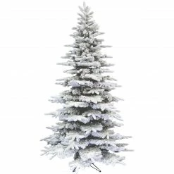 Fraser Hill Farm Mountain Pine Flocked Christmas Tree, Various Lighting & Size (6.5 Ft. To 12 Ft.) -Christmas store unnamed file 79