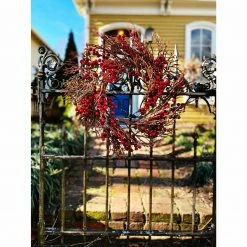 Fraser Hill Farm 24-In. Wreath Door Or Wall Hanging With Berries 9 Fraser Hill Farm 24-In. Wreath Door Or Wall Hanging With Berries -Christmas store unnamed file 930